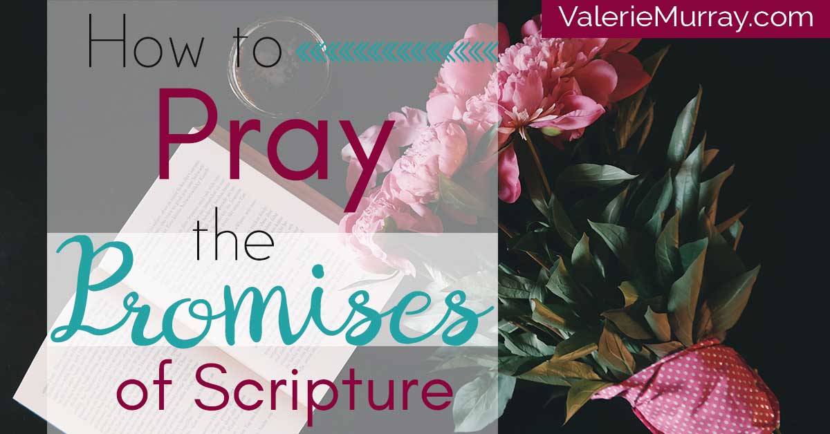 Learn how to pray the promises of Scripture. It's okay if you feel like you don't know how to pray. Tell God what's on your heart and claim his promises!