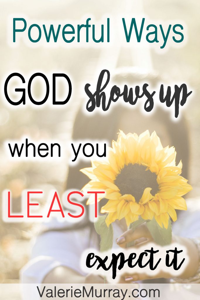 Have you ever noticed the powerful ways God shows up when you least expect it? I believe He does this because He wants his presence to reach our hearts.