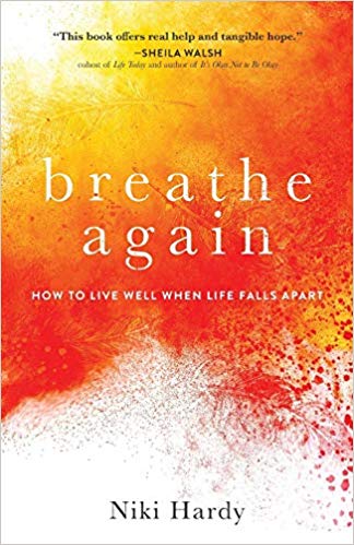 Breathe Again by Nicki Hardy shares practices to help others live well when life falls apart. After losing both her mother and sister to cancer, she too was diagnosed.
