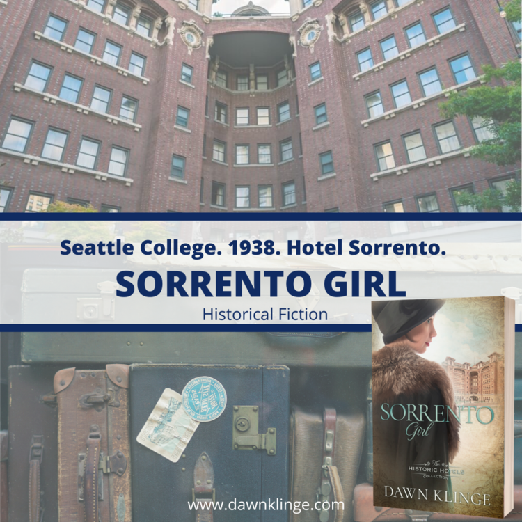 Sorrento Girl by Dawn Klinge is a well-written historical romance set in 1938. Ann is at the prime of her life starting Seattle College and finding love. 