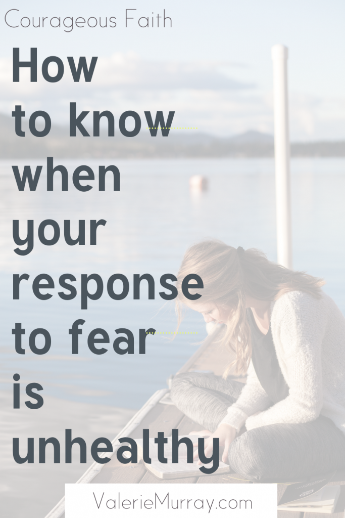 The Bible tells us NOT to fear. Does that mean we should never be afraid? Discover how to know when your response to fear is unhealthy.